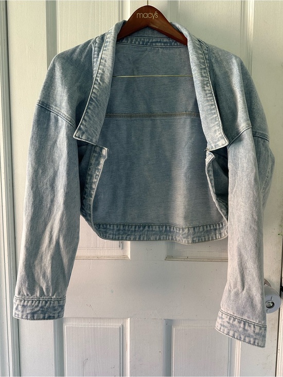 Dazy Jackets & Blazers - 🌻 Cropped Open Front Denim Jacket 🌻